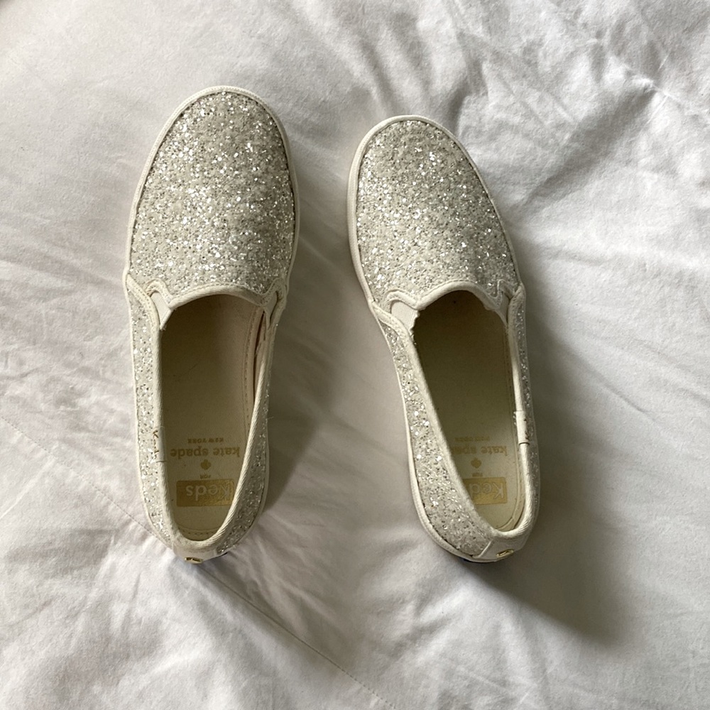Keds x Kate Spade Double Decker Glitter Shoes